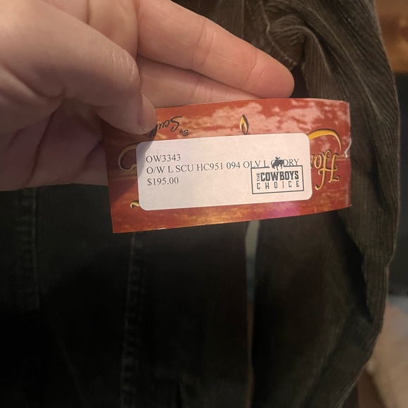 Scully western Corduroy duster L jacket/dress - Picture 9 of 12